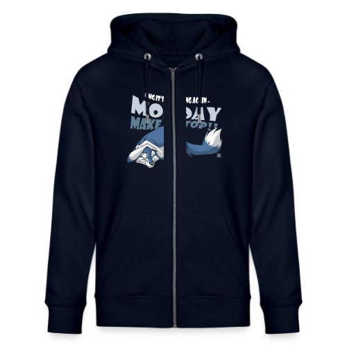 Monday - Make it stop! (blue) - Stanley/Stella Cultivator Organic Zip Hoodie