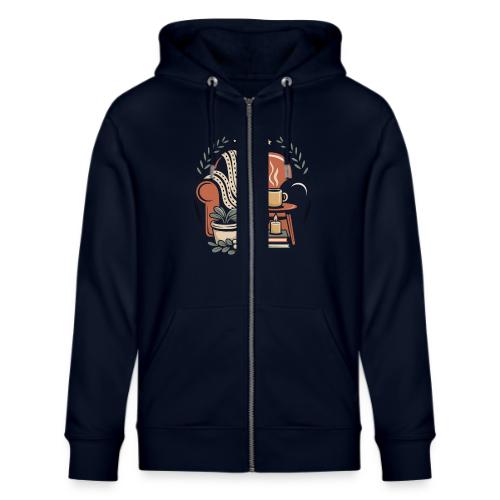 Moonlit Cozy Night Recliner - Stanley/Stella Cultivator Organic Zip Hoodie