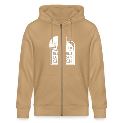 Single Vertical white2 - Stanley/Stella Cultivator Organic Zip Hoodie