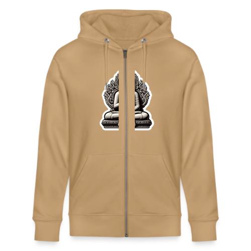 The Buddha Displaying Hand Mudra - Stanley/Stella Cultivator Organic Zip Hoodie