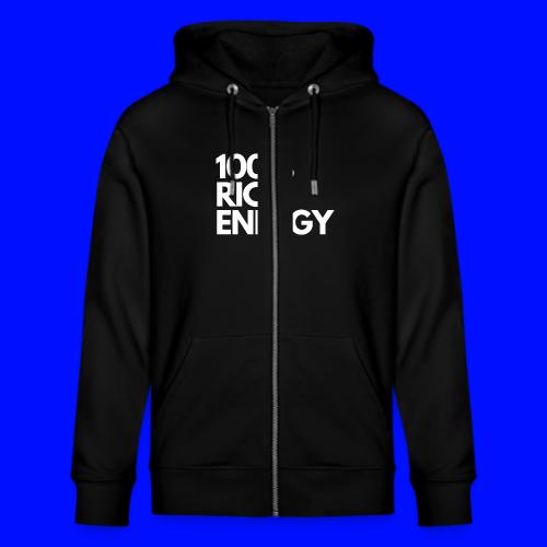 100 rich energy - Stanley/Stella Cultivator Organic Zip Hoodie