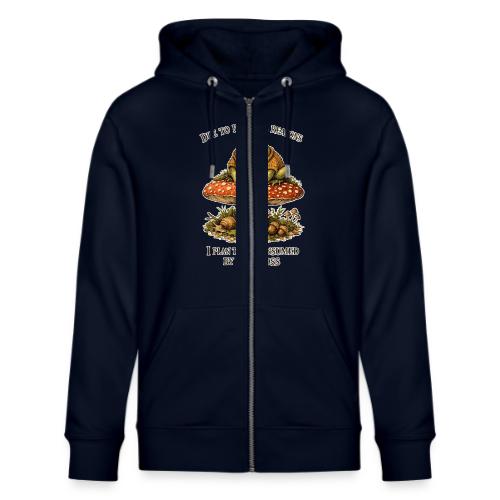 Frog Consumed by Moss Cottagecore Aesthetic - Stanley/Stella Cultivator Organic Zip Hoodie