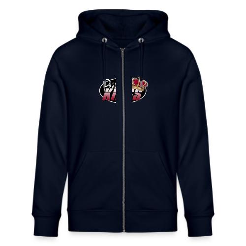 Passport Kings logo for dark shirts - Stanley/Stella Cultivator Organic Zip Hoodie