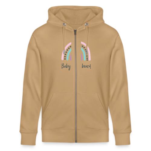Baby on board - Boho Rainbow - Maternity (female) - Stanley/Stella Cultivator Organic Zip Hoodie