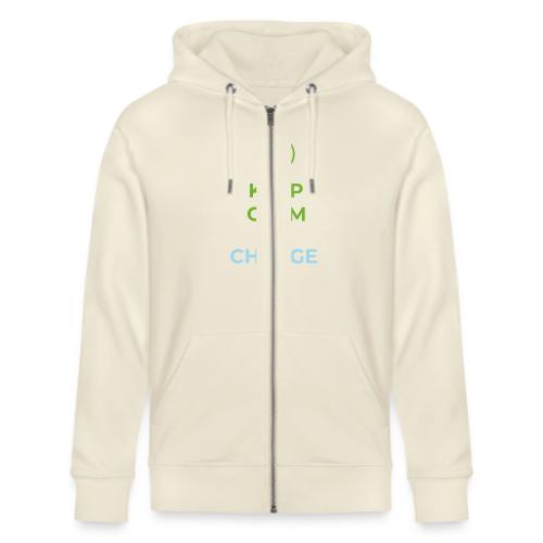 Keep calm and charge on - Stanley/Stella Cultivator Organic Zip Hoodie