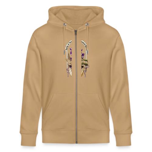 Spring Serenity Foxglove Tee, Easter Gift for wife - Stanley/Stella Cultivator Organic Zip Hoodie