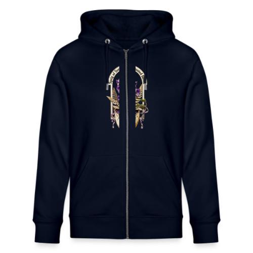 Spring Serenity Foxglove Tee, Easter Gift for wife - Stanley/Stella Cultivator Organic Zip Hoodie