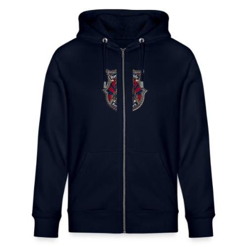 Barcelona Scarlet Pride T Shirt, Soccer City Gift - Stanley/Stella Cultivator Organic Zip Hoodie