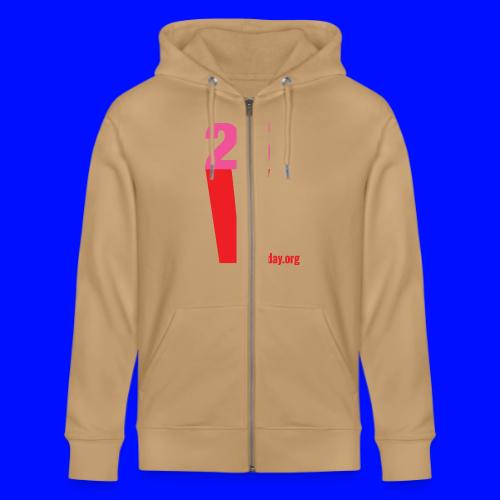V25 pinkred webaddres tote - Stanley/Stella Cultivator Organic Zip Hoodie
