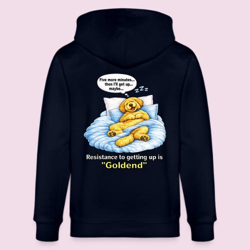 Funny Goldendoodle Sleeping design. - Stanley/Stella Cultivator Organic Zip Hoodie