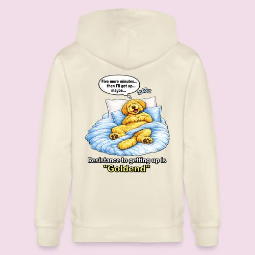 Funny Goldendoodle Sleeping design. - Stanley/Stella Cultivator Organic Zip Hoodie