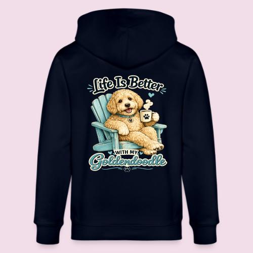 Life Is Better With My Goldendoodle - Stanley/Stella Cultivator Organic Zip Hoodie