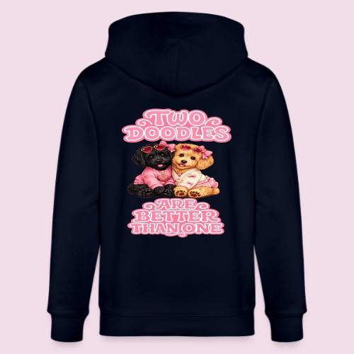 Two Doodles Are Better Than One - Stanley/Stella Cultivator Organic Zip Hoodie
