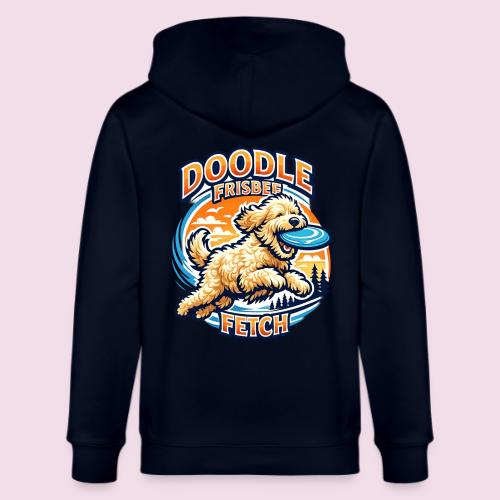 Doodle Frisbee Fetch | Goldendoodle Dog Lover - Stanley/Stella Cultivator Organic Zip Hoodie