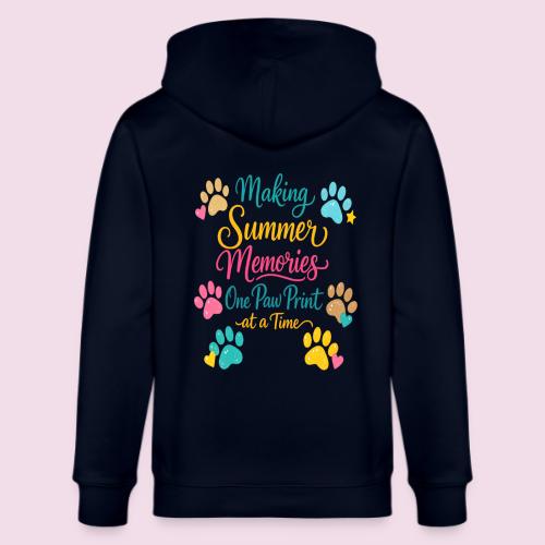 Making Summer Memories One Paw Print at a Time - Stanley/Stella Cultivator Organic Zip Hoodie