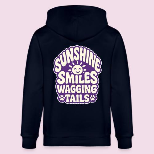 Sunshine Smiles Wagging Tails - Stanley/Stella Cultivator Organic Zip Hoodie