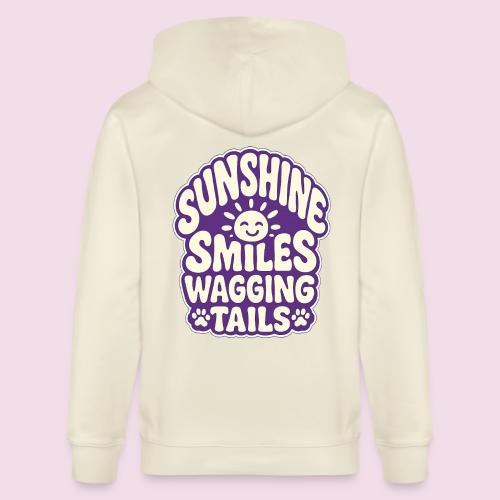 Sunshine Smiles Wagging Tails - Stanley/Stella Cultivator Organic Zip Hoodie