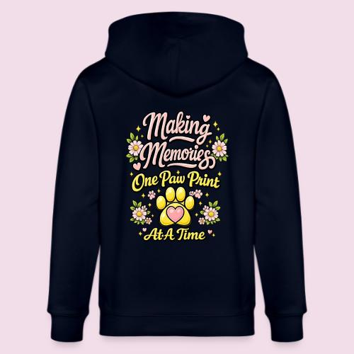 Making Memories One Paw Print At A Time - Stanley/Stella Cultivator Organic Zip Hoodie
