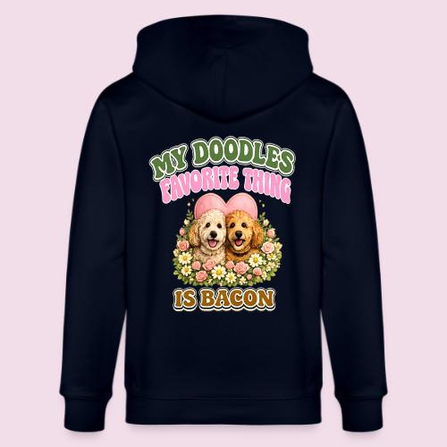 My Doodles Favorite Thing Is Bacon - Stanley/Stella Cultivator Organic Zip Hoodie