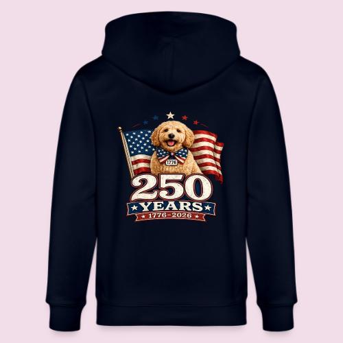 America 250 Dog Mom Goldendoodle - Stanley/Stella Cultivator Organic Zip Hoodie