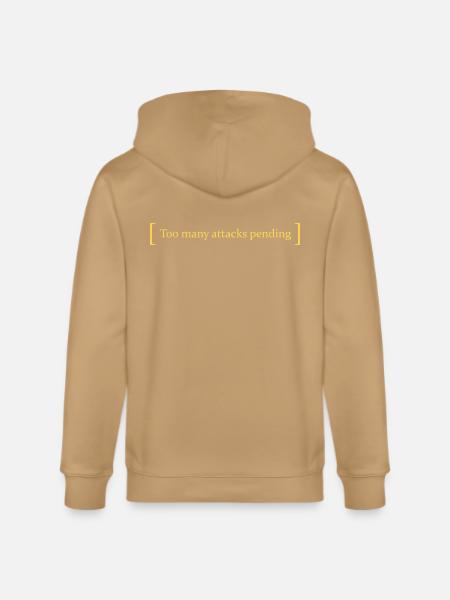 Too many attacks pending - Stanley/Stella Cultivator Organic Zip Hoodie -