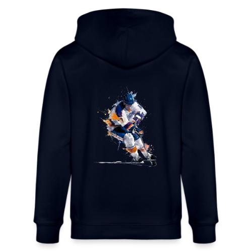 Hockey: Icy Streaks - Stanley/Stella Cultivator Organic Zip Hoodie