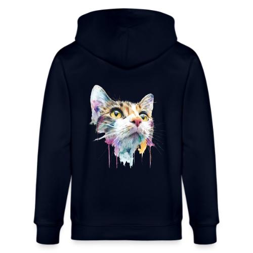 Chromatic Cat Splash - Stanley/Stella Cultivator Organic Zip Hoodie