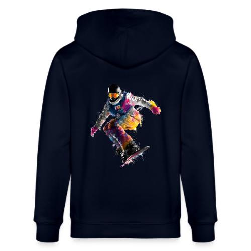 Snowboarding: Frozen Palette - Stanley/Stella Cultivator Organic Zip Hoodie