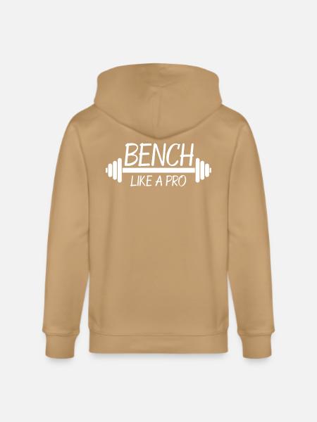 Bench Like A Pro - Stanley/Stella Cultivator Organic Zip Hoodie - 