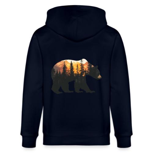 Bear: Sunset Guardian - Stanley/Stella Cultivator Organic Zip Hoodie