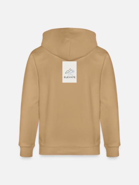Elevate Mountain Minimal - Stanley/Stella Cultivator Organic Zip Hoodie -