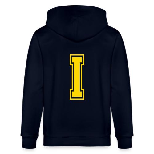 Letter I – Capital Athletic Alphabet Monogram - Stanley/Stella Cultivator Organic Zip Hoodie