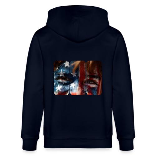 USA: Stars in Their Eyes - Stanley/Stella Cultivator Organic Zip Hoodie