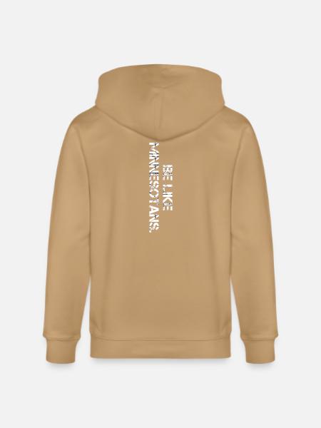 Be Like Minnesotans vertical - Stanley/Stella Cultivator Organic Zip Hoodie -
