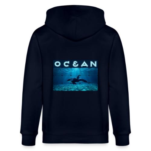 Ocean: Orca in Motion - Stanley/Stella Cultivator Organic Zip Hoodie
