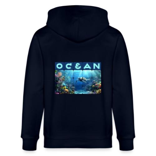 Ocean: Turtle Drift - Stanley/Stella Cultivator Organic Zip Hoodie