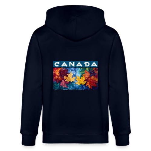 Canada in Brushstrokes - Stanley/Stella Cultivator Organic Zip Hoodie