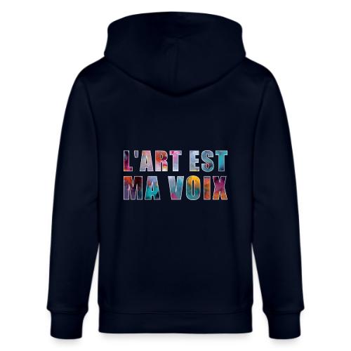 Art is my voice - Stanley/Stella Cultivator Organic Zip Hoodie