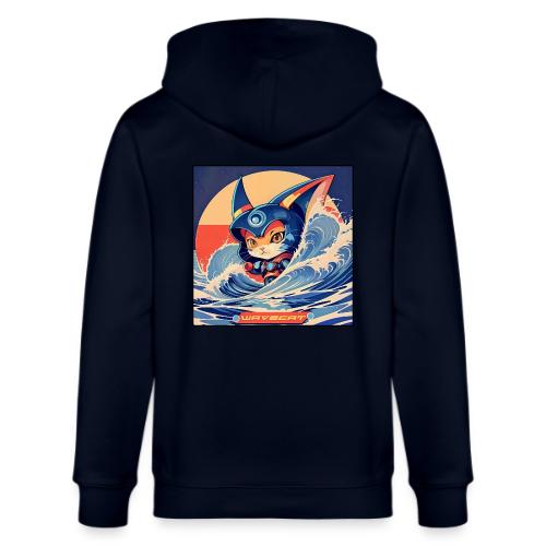 Wavecat Kitten - Stanley/Stella Cultivator Organic Zip Hoodie