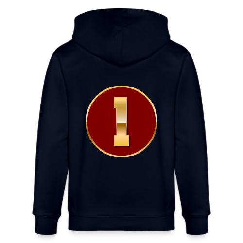 Number 1 in Gold Varsity Font - Stanley/Stella Cultivator Organic Zip Hoodie