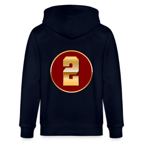 Number 2 in Gold Varsity Font - Stanley/Stella Cultivator Organic Zip Hoodie