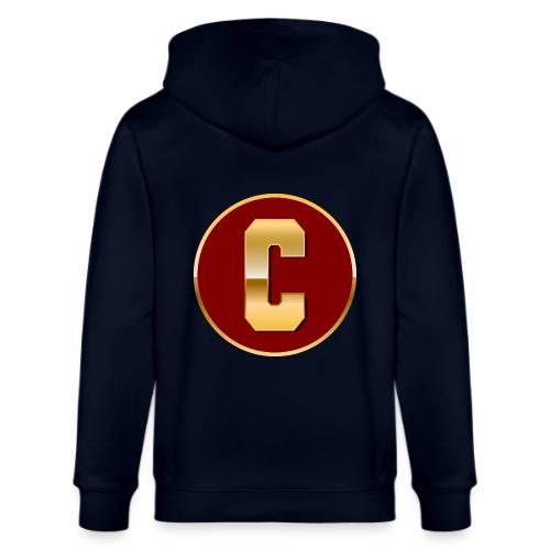 Letter C – Capital Varsity Alphabet Monogram - Stanley/Stella Cultivator Organic Zip Hoodie