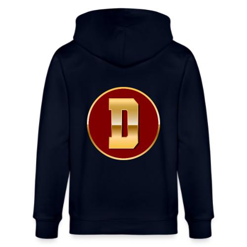Letter D – Capital Varsity Alphabet Monogram - Stanley/Stella Cultivator Organic Zip Hoodie