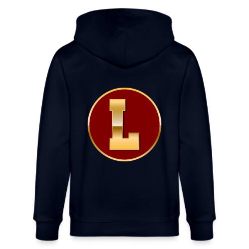 Letter L – Capital Varsity Alphabet Monogram - Stanley/Stella Cultivator Organic Zip Hoodie