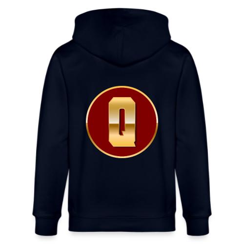 Letter Q – Capital Varsity Alphabet Monogram - Stanley/Stella Cultivator Organic Zip Hoodie