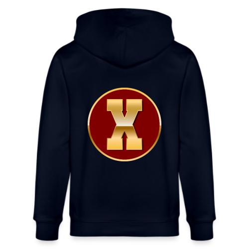 Letter X – Capital Varsity Alphabet Monogram - Stanley/Stella Cultivator Organic Zip Hoodie