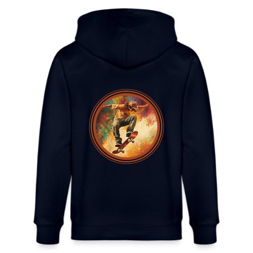 Skateboarding Mode On - Stanley/Stella Cultivator Organic Zip Hoodie