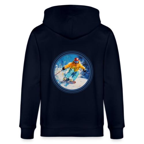 Born for Skiing - Stanley/Stella Cultivator Organic Zip Hoodie