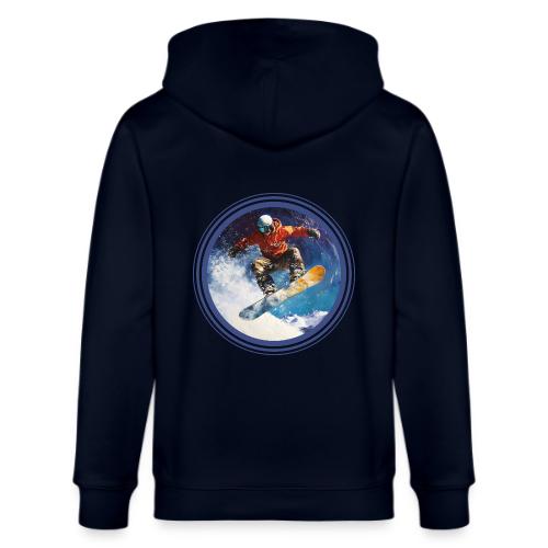 Snowboarding Rush - Stanley/Stella Cultivator Organic Zip Hoodie