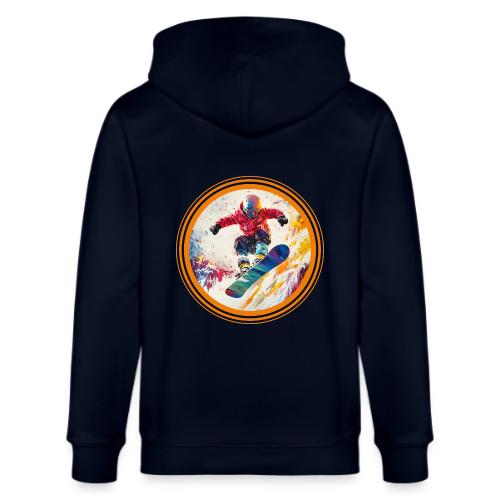 Snowboarding Horizon - Stanley/Stella Cultivator Organic Zip Hoodie
